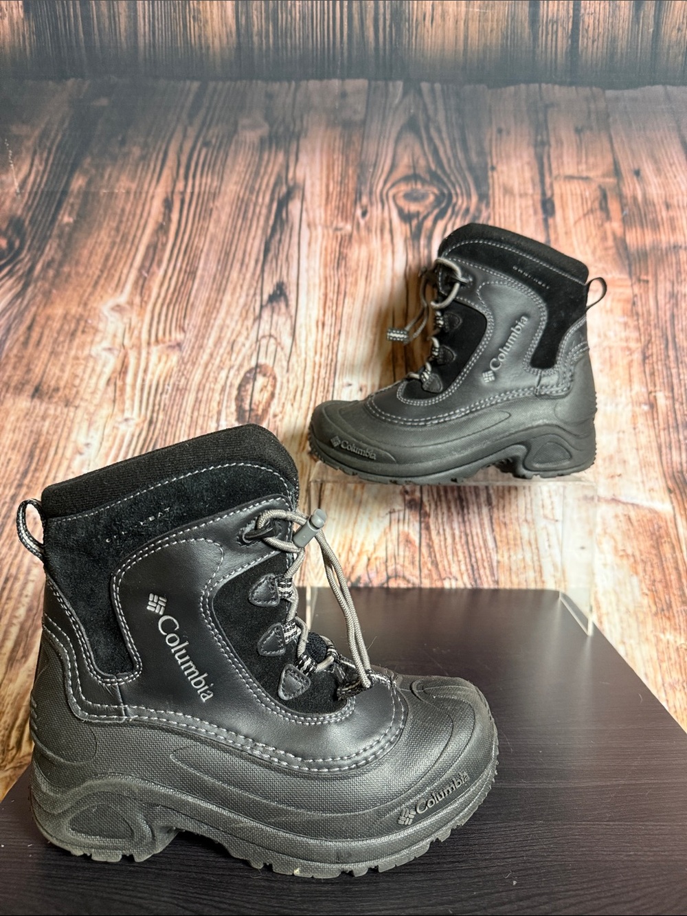Columbia Bugaboot Celsius Winter Boots Boys Sz 3